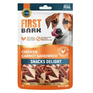 First Bark Jerky Chicken Carrot Sandwich