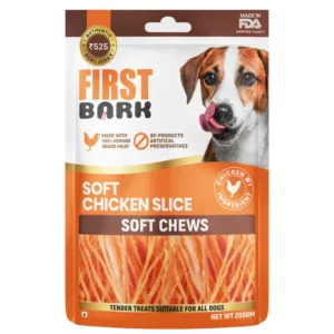 First Bark Jerky Soft Chicken Slice (200g)