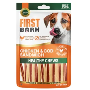 First Bark Jerky Chicken & Cod Sandwich