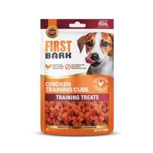 First Bark Jerky Chicken Training Cubes (200g)