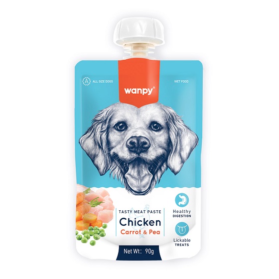 Wanpy Chicken, Carrot & Peas