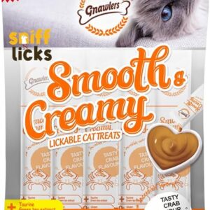 Cat Creamy Treat Pack of 20 Tubes Crab